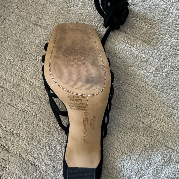 Vince Camuto black suede heels - Picture 7 of 14